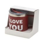 Термо чаша I LOVE YOU - червена - Image 3