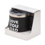 Термо чаша I LOVE YOU DAD - черна - Image 3