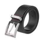 Мъжки черен колан Pierre Cardin - 100 см - Image 2