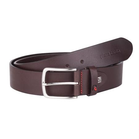 gift92-493d31383638333b-1 Мъжки тъмно кафяв колан Pierre Cardin - 110 см - Image 1