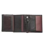 Вертикален мъжки портфейл SILVER FLAME - винено червен - Image 4