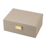 Кутия за бижута цвят сив - ROSSI - Image 4