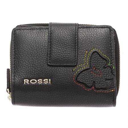 gift92-493d32303839353b Дамски портфейл цвят черен ROSSI - Image 1