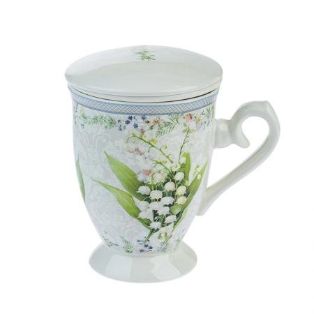 gift92-493d32303935383b Порцеланова чашa за кафе/чай и лъжичка - Момина сълза - Image 1