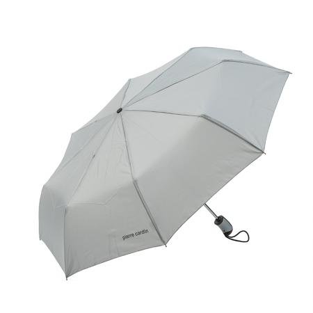 gift92-493d32313631313b Мъжки чадър Pierre Cardin- сив - Image 1