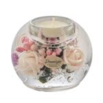 Стъклен свещник Little Rose