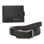 Мъжки комплект портфейл и колан Pierre Cardin - 135 см