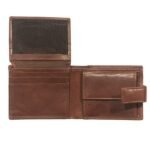 Мъжки кафяв портфейл Auto Set с лого на Volvo - Image 3