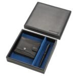 Мъжки комплект химикалка и портфейл Auto Set с логото на BMW - Image 2