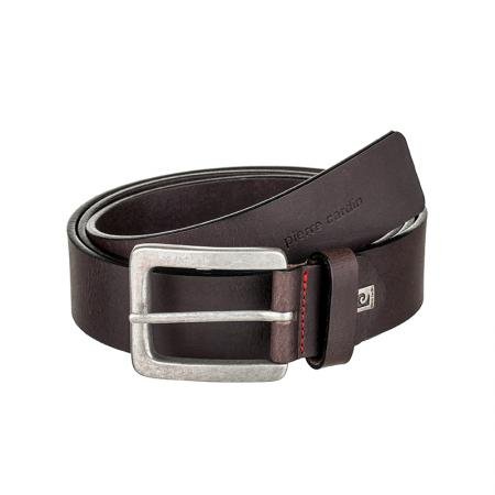 gift92-50493d393038343b Колан тъмно кафяв с ретро катарама120см. PIERRE CARDIN - Image 1