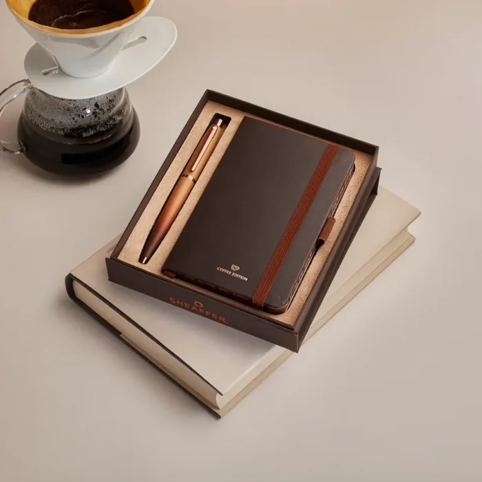 Комплект Sheaffer - Coffee Edition, химикалка VFM и тефтер A6 - Image 9