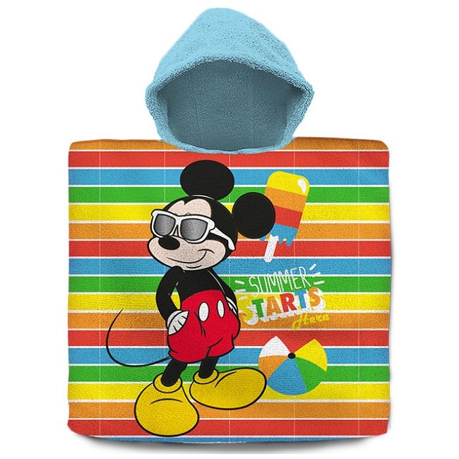 raya-1bd38d1c0536 Mickey Mouse Хавлия пончо 60x120 см. - Image 1