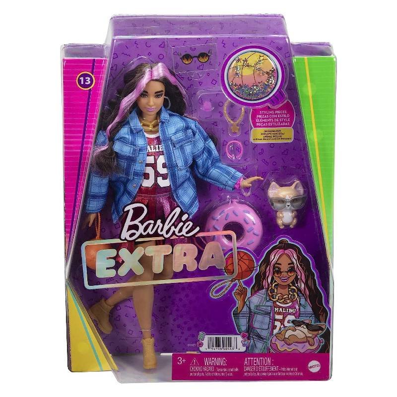 raya-35434456395e Barbie Extra Кукла с аксесоари Basketball Jersey - Image 1