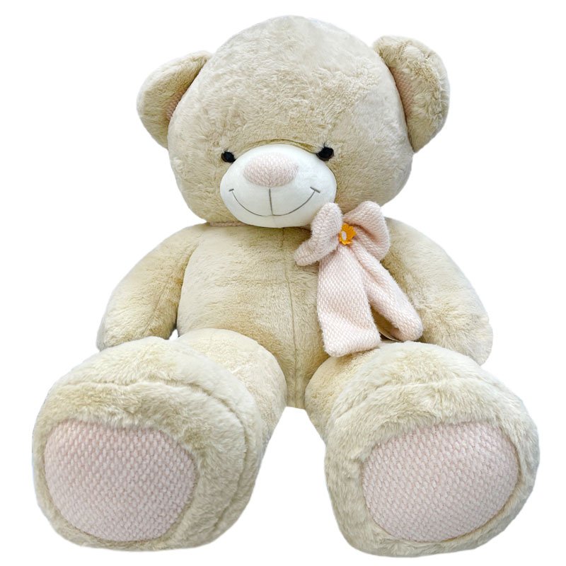 raya-3c8e7b1b01eb Плюшено бежово мече 95 см. - Image 1
