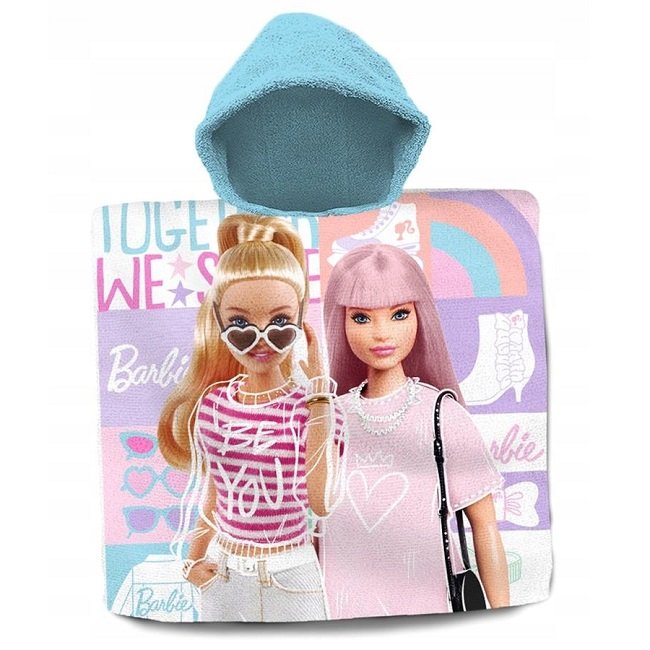 c Barbie Хавлия пончо 60x120 см. - Image 1