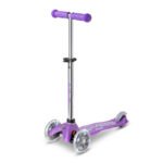 Тротинетка Mini Micro Deluxe Fairy Gl LED Purple
