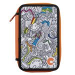 CARIOCA Color Несесер с 3 ципа пълен 18 части