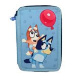 Bluey Несесер с 2 ципа пълен