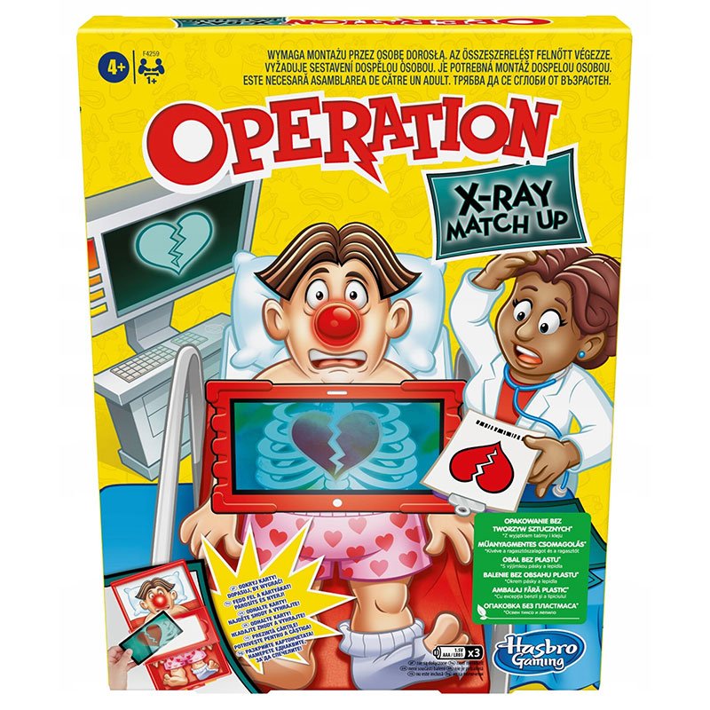 raya-5fdc26b5c068 HASBRO Настолна игра Operation X-Ray - Image 1