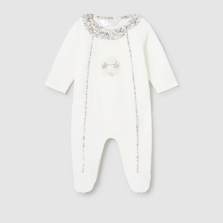 raya-6c152fbb2087 Пижама плюшена Мръсно бял 1-2 - Image 1