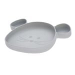 Чиния силиконова Chums Mouse сив
