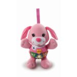 Висяща музикална играчка кученце розово