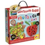 Montessori гъсеница и горска ябълка 3D