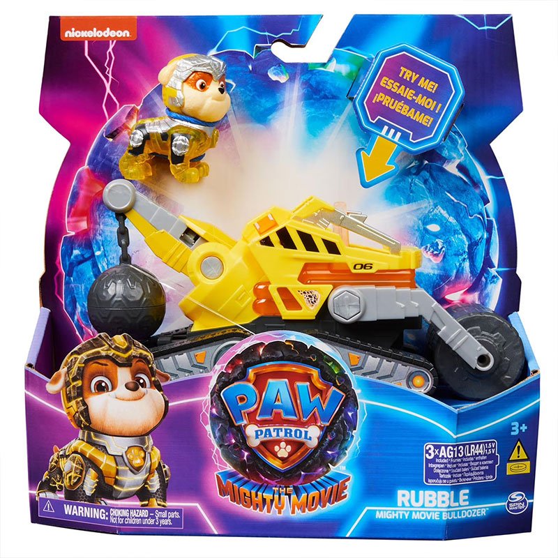 raya-b11aa33decb3 MIGHTY MOVIE BULLDOZER с фигура RUBBLE - Image 1