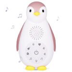 ZA-ZOE-03 Нощна лампа мелодии пингвина Zoe Pink