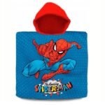 Spiderman Хавлия пончо 60x120 см.