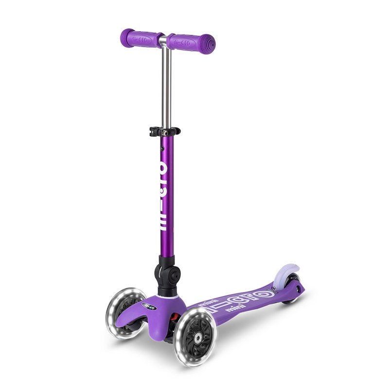 raya-bd7259421c1a Тротинетка Mini Micro Deluxe Fold. LED Purple - Image 1