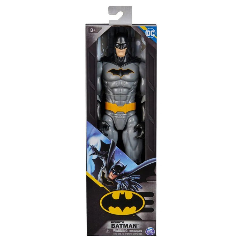 raya-bf9e3c718f28 Фигура 12 инча BATMAN Сив с Жълт колан - Image 1