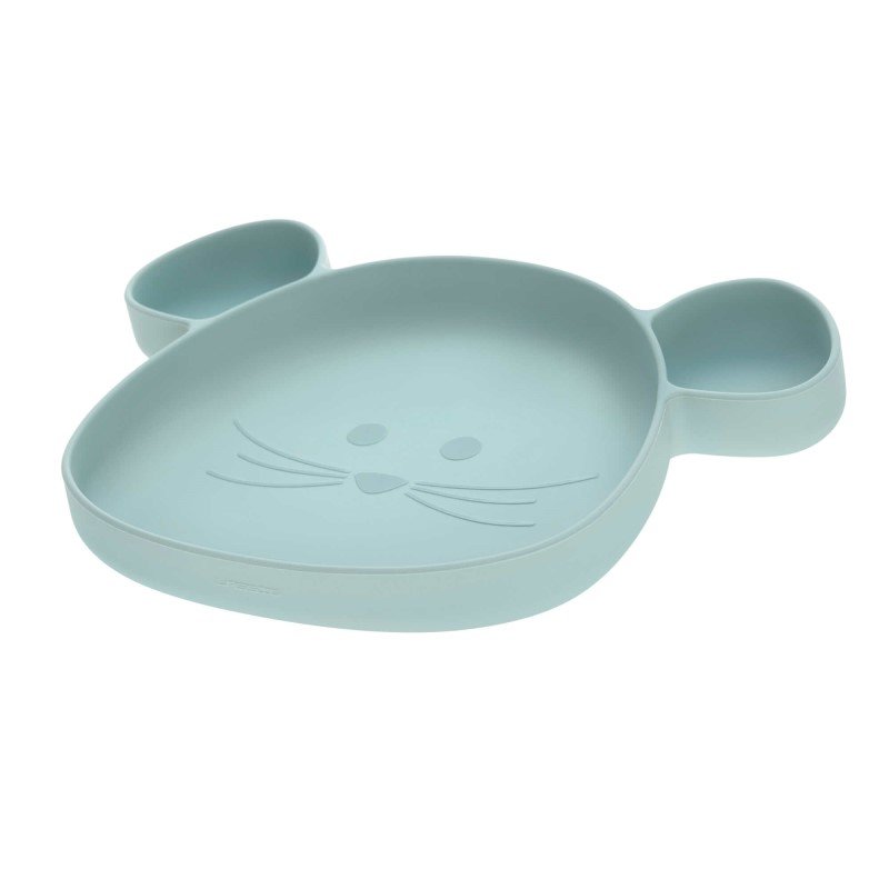 raya-c029957e1597 Чиния силиконова Chums Mouse Син - Image 1