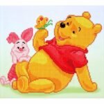 Диамантен гоблен Мечо Пух и Прасчо