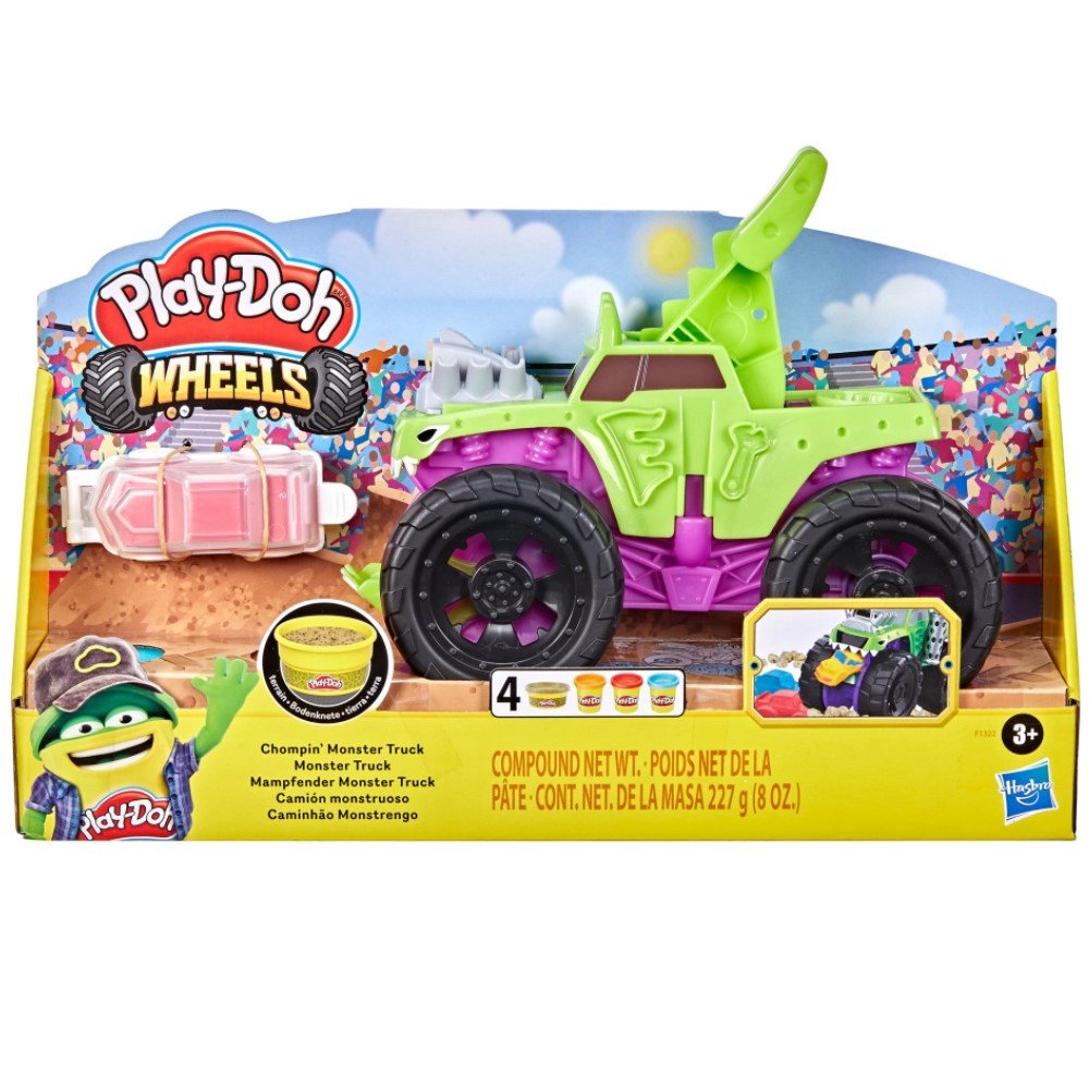 raya-d3d8ed7d2680 F1322 Комплект с моделини Chompin Monster Truck - Image 1