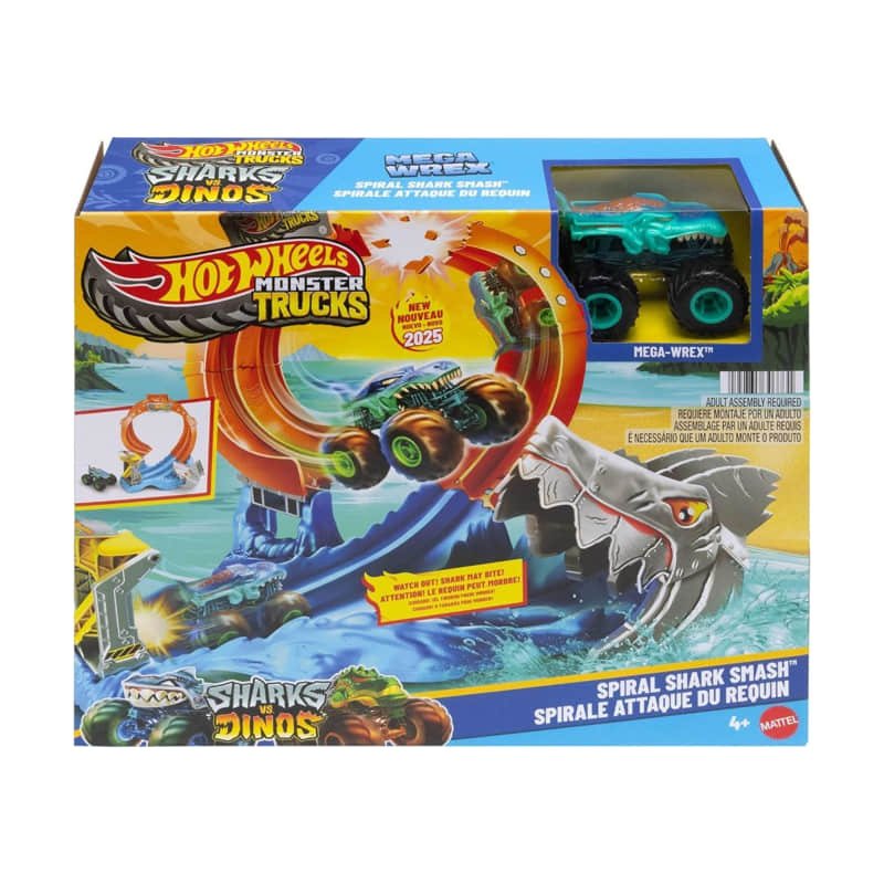raya-ddc7a534025e JFR08 HW Писта Corkscrew Shark Smash - Image 1