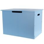 SH5014 Дървена кутия за играчки Син