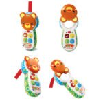 VTech Бебешки музикален телефон мече синьо