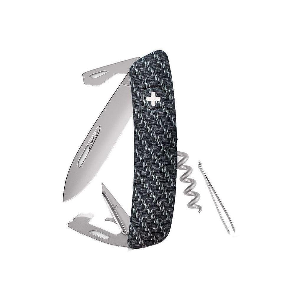 svejcarsko-nozce-swiza-d03-allmatt-carbon-fiber-7-5sm-ostrie-11x-funkcii-image_65000cdc765df_1280x1280 Швейцарско ножче SWIZA - D03 AllMatt Carbon Fiber, 7.5см острие, 11x функции - Image 1
