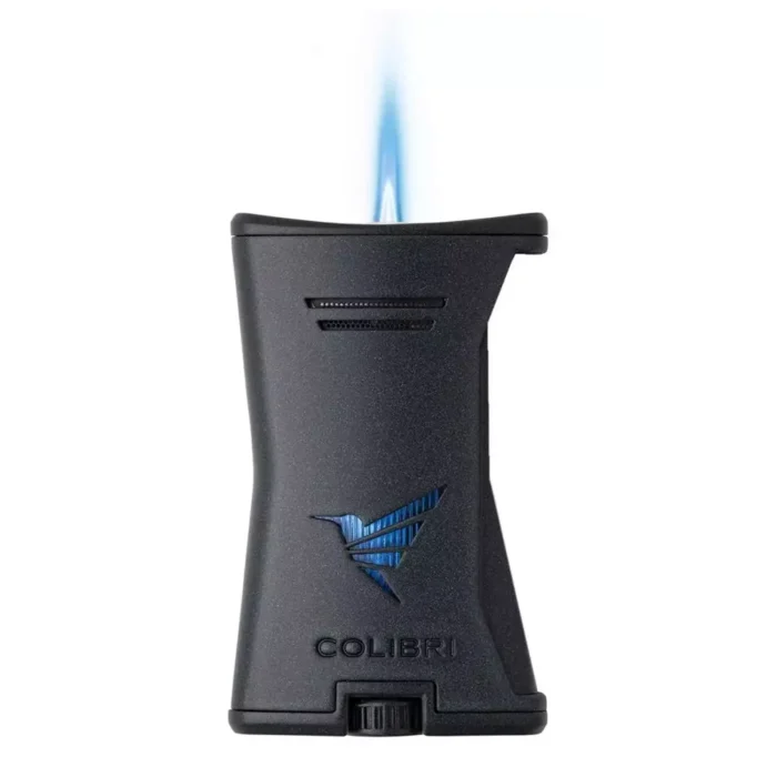 Запалка Colibri - Slim Black, единичен Jet пламък - Image 2