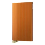 Автоматичен калъф за карти SECRID - Cardprotector+ Fluted Orange, с RFID и NFC защита