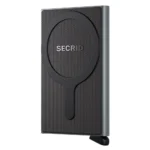 Автоматичен калъф за карти SECRID - Titanium, за MagSafe, с RFID и NFC защита