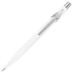 Автоматичен молив Caran d'Ache - 844 Metal, бял