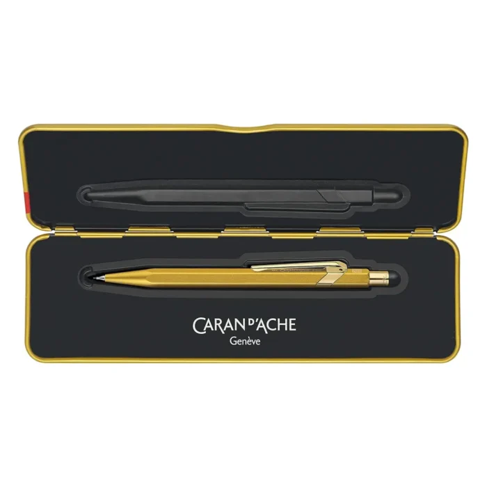 Автоматичен молив Caran d'Ache - 844, златист - Image 3