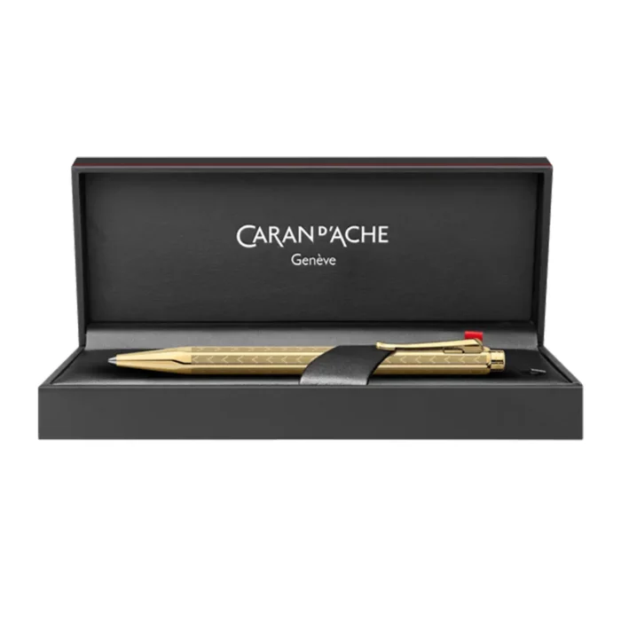 Автоматичен молив Caran d'Ache - Gilded Ecridor Chevron - Image 2