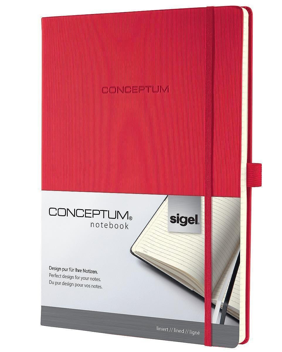 beleznik-sigel-conceptum-a4-na-redove-tvardi-korici-cerven-image_64ca4332909ab Бележник Sigel - Conceptum, A4, на редове, твърди корици, червен - Image 1