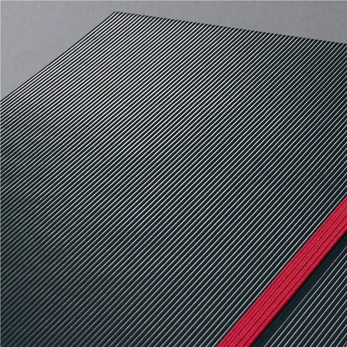 Бележник Sigel - Conceptum Red Edition, A5, на квадрати, твърди корици, черен - Image 3