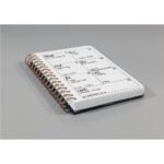 Бележник Sigel - Jolie Brush Marks, A5, на точки, спирала - Image 4