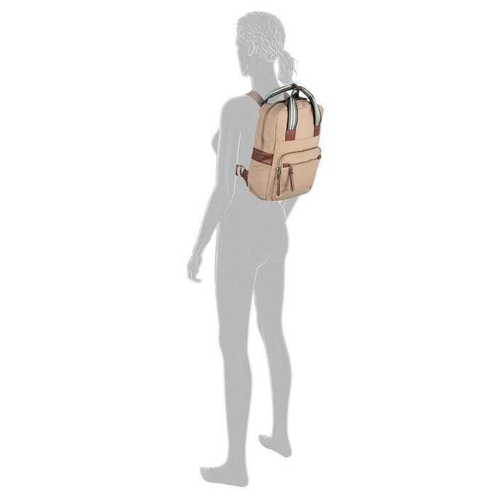 Дамска раница Camel Active Bari, бежова - Image 4