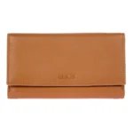 Дамски портфейл Bric's - Marmolada Purse, монетник, RFID защита, кафяв